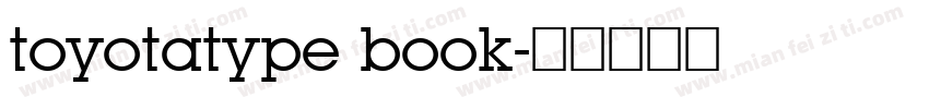 toyotatype book字体转换